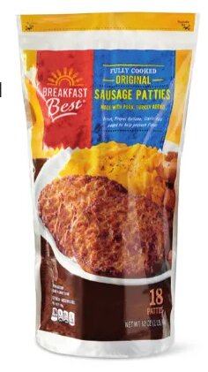 Breakfast Best Pre-Cooked Sausage Patties
