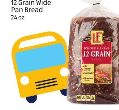 L'oven Fresh 12 Grain Wide Pan Bread