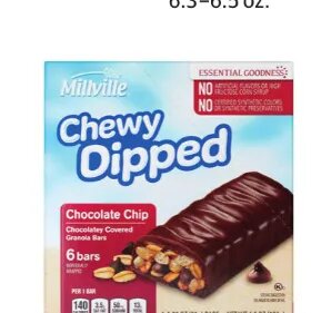 Millville Chewy Dipped Granola Bars