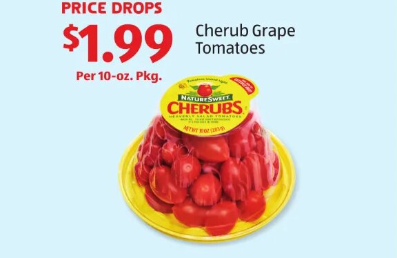 Cherub Grape Tomatoes at ALDI