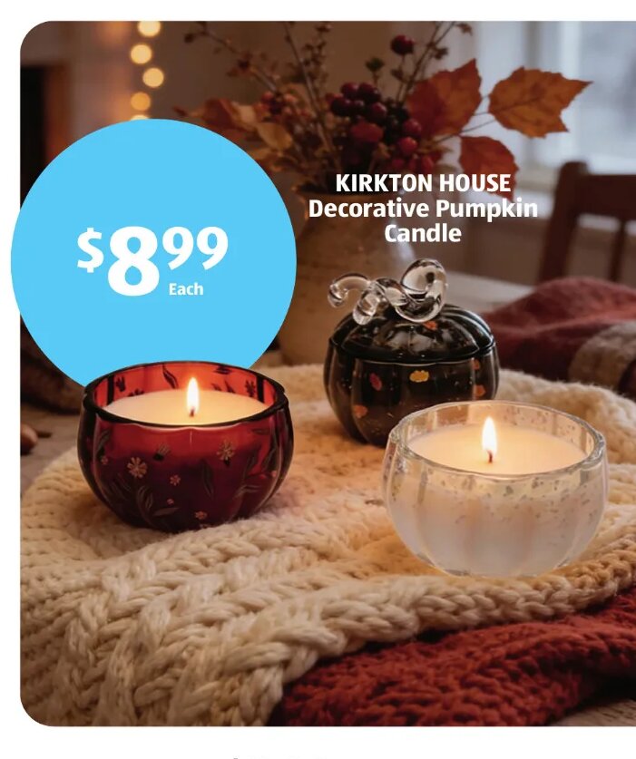KIRKTON HOUSE Decorative Pumpkin Candle
