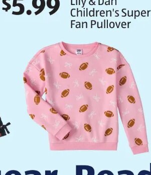 Lily & Dan Children's Super Fan Pullover