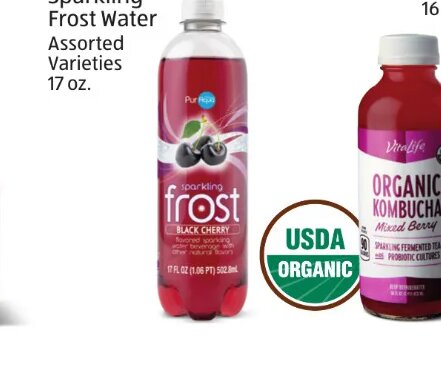 PuraQua Sparkling Frost Water at ALDI
