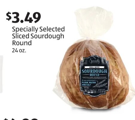 Specially Selected Sliced Sourdough Round