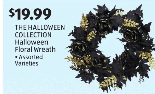 THE HALLOWEEN COLLECTION Halloween Floral Wreath