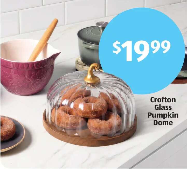 Crofton Glass Pumpkin Dome