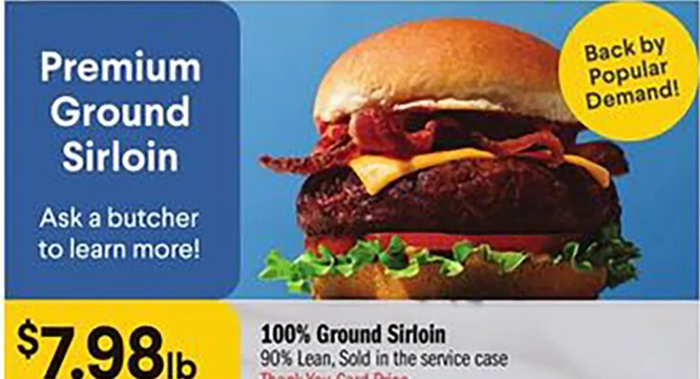 Premium Ground Sirloin