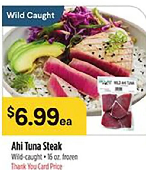Ahi Tuna Steak at Bashas'