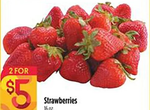 Strawberries at Bashas'