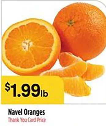 Navel Oranges at Bashas'