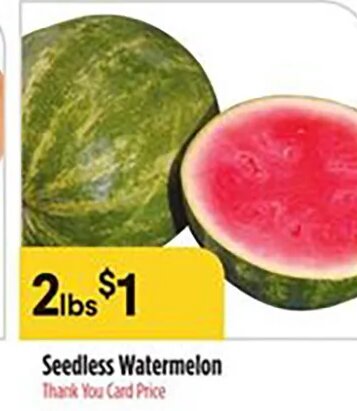 Seedless Watermelon at Bashas'