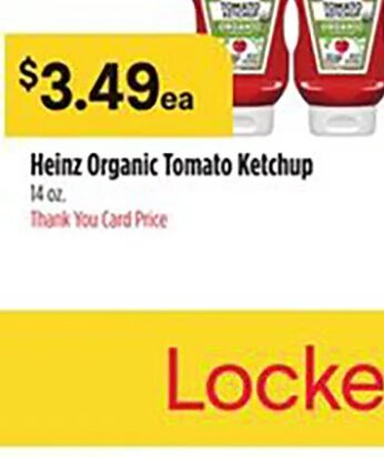 Heinz Organic Tomato Ketchup at Bashas'