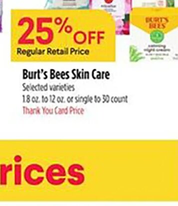 Burt's Bees Skin Care