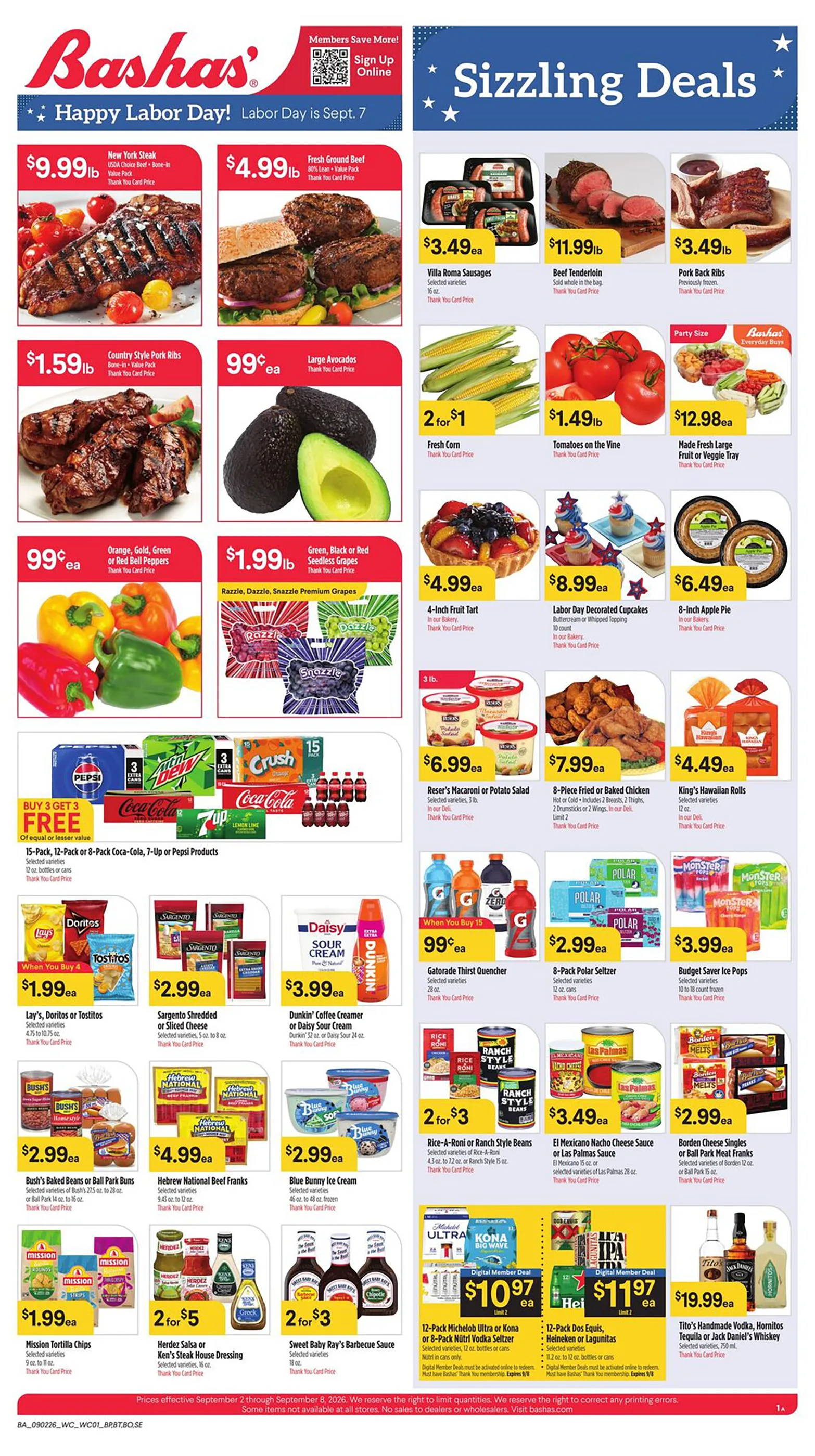 Bashas' Weekly Ad Page 1