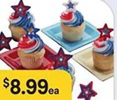Labor Day Decorated Cupcakes