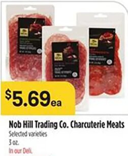 Nob Hill Trading Co. Charcuterie Meats