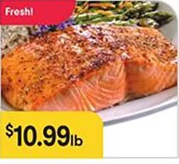 Fresh Atlantic Salmon at Bashas'