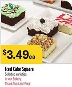 Iced Cake Square