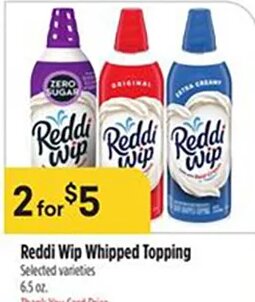 Reddi Wip Whipped Topping