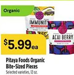Pitaya Foods Organic Bite-Sized Pieces