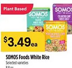SOMOS Foods White Rice at Bashas'