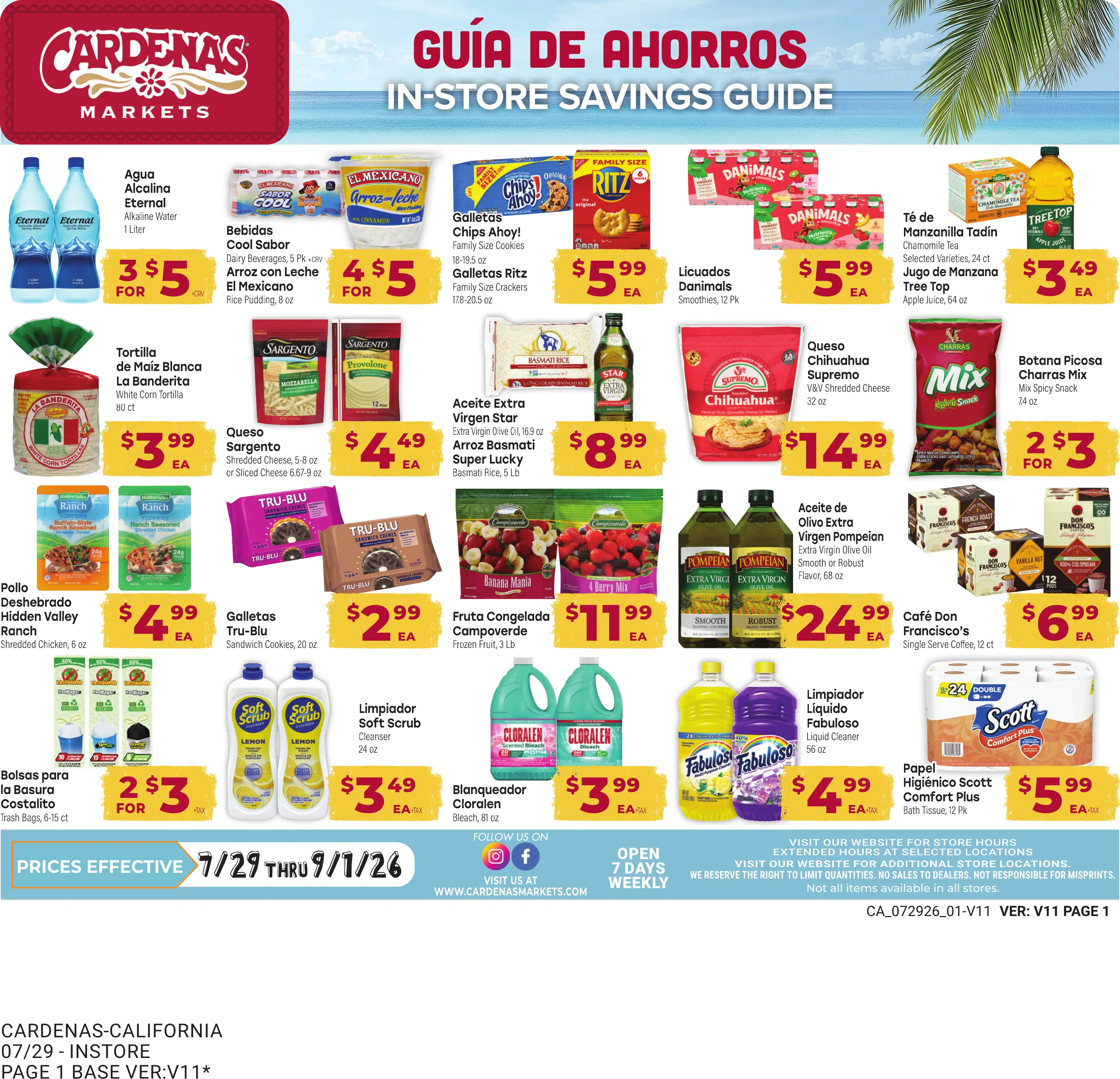 Cardenas Markets Weekly Ad Page 1