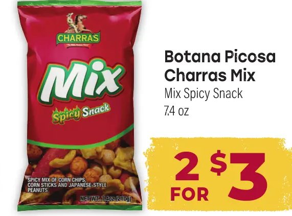 Botana Picosa Charras Mix