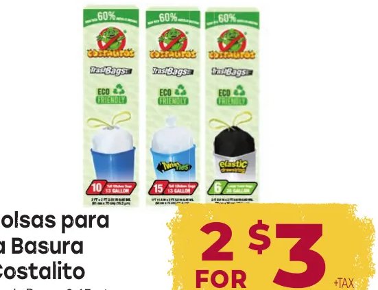 Bolsas para la Basura Costalito