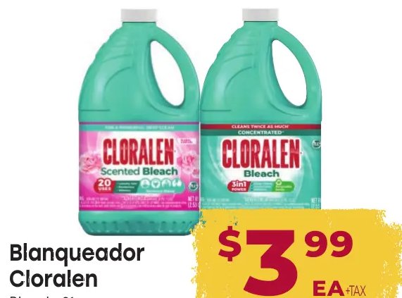 Blanqueador Cloralen