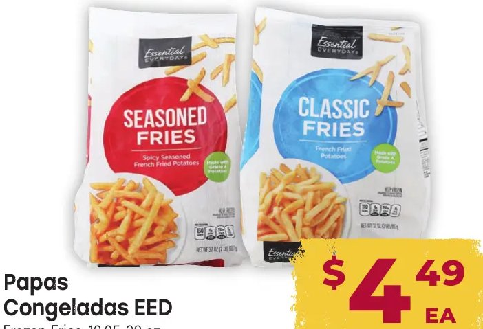 Papas Congeladas EED
