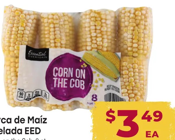 Mazorca de Maíz Congelada EED