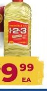 Aceite Vegetal 1-2-3