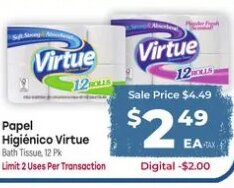 Papel Higiénico Virtue