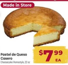 Pastel de Queso Casero