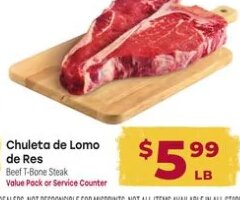 Chuleta de Lomo de Res
