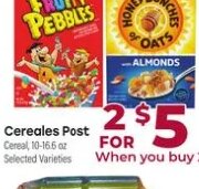Cereales Post at Cardenas Markets