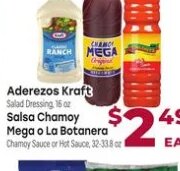 Aderezos Kraft / Salsa Chamoy Mega o La Botanera at Cardenas Markets