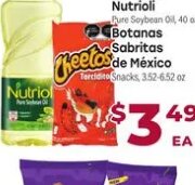 Aceite Puro de Soya Nutrioli / Botanas Sabritas