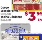 Queso Joseph Farms / Tocino Cardenas