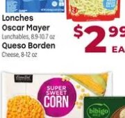 Lonches Oscar Mayer / Queso Borden at Cardenas Markets