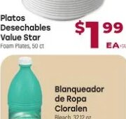 Platos Desechables Value Star