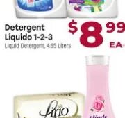 Detergente Liquido 1-2-3 at Cardenas Markets