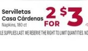 Servilletas Casa Cardenas