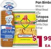 Pan Bimbo / Totopos Calidad at Cardenas Markets