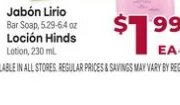 Jabon Lirio / Locion Hinds