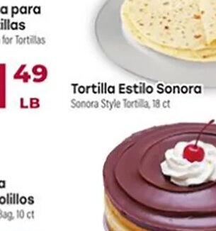 Tortilla Estilo Sonora