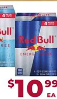 Bebidas Red Bull at Cardenas Markets