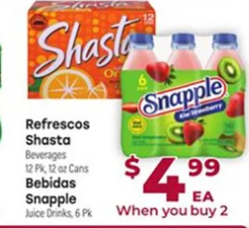 Refrescos Shasta/Snapple