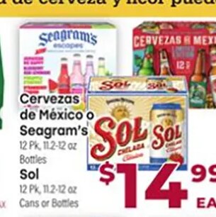 Cervezas de Mexico/Sol