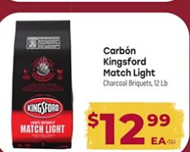 Carbón Kingsford Match Light